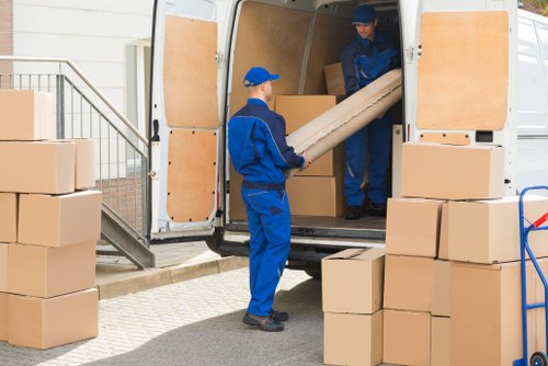 Local removals team planning a move in Bow
