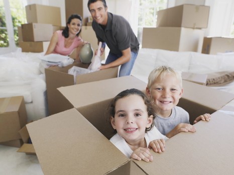 Moving van service planning a local move in Bow with careful loading