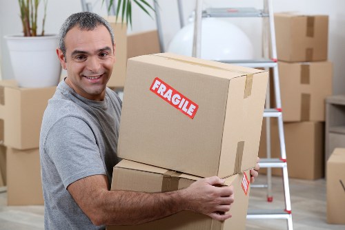 House removalists helping with a move in Bow