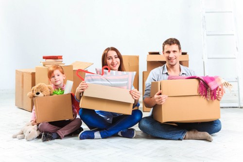 Careful unloading of items at a Bow destination