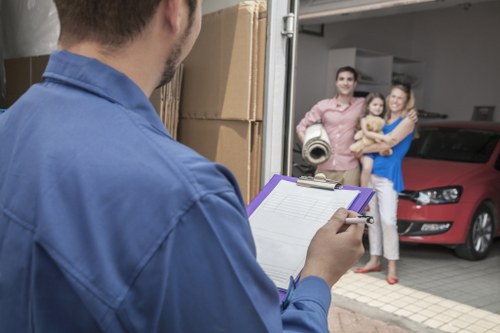 Local movers handling a flat removal in Bow with careful access planning
