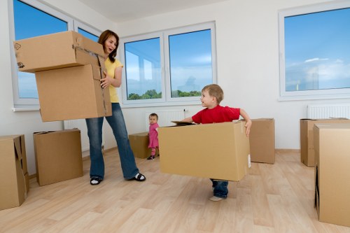 House removal service helping with flats and family homes in Bow