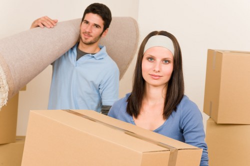Removal van transport for residential and commercial moves in Bow