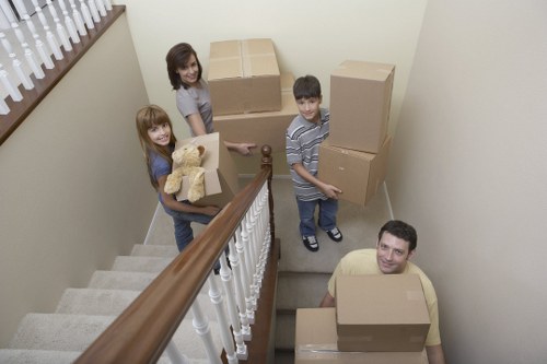 Local moving team assisting a commercial relocation in Bow